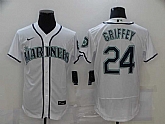 Mariners 24 Ken Griffey Jr. White 2020 Nike Flexbase Jersey,baseball caps,new era cap wholesale,wholesale hats